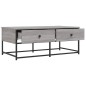 vidaXL Couchtisch Grau Sonoma 100x51x40 cm Holzwerkstoff vidaXL Couchtisch Grau Sonoma 100x51x40 cm Holzwerkstoff