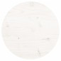 vidaXL Tischplatte Rund Weiß Ø30x3 cm Massivholz Kiefer vidaXL Tischplatte Rund Weiß Ø30x3 cm Massivholz Kiefer