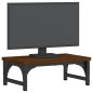 vidaXL Monitorständer Braun Eichen-Optik 37x23x14 cm Holzwerkstoff vidaXL Monitorständer Braun Eichen-Optik 37x23x14 cm Holzwerkstoff