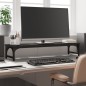 vidaXL Monitorständer Schwarz 85x23x15,5 cm Holzwerkstoff vidaXL Monitorständer Schwarz 85x23x15,5 cm Holzwerkstoff