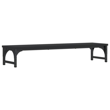 vidaXL Monitorständer Schwarz 85x23x15,5 cm Holzwerkstoff
