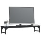 vidaXL Monitorständer Schwarz 85x23x15,5 cm Holzwerkstoff vidaXL Monitorständer Schwarz 85x23x15,5 cm Holzwerkstoff