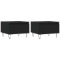 vidaXL Couchtische 2 Stk. Schwarz 50x46x35 cm Holzwerkstoff vidaXL Couchtische 2 Stk. Schwarz 50x46x35 cm Holzwerkstoff