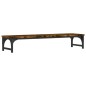 vidaXL Monitorständer Räuchereiche 85x23x15,5 cm Holzwerkstoff vidaXL Monitorständer Räuchereiche 85x23x15,5 cm Holzwerkstoff