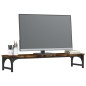 vidaXL Monitorständer Räuchereiche 85x23x15,5 cm Holzwerkstoff vidaXL Monitorständer Räuchereiche 85x23x15,5 cm Holzwerkstoff