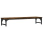 vidaXL Monitorständer Räuchereiche 85x23x15,5 cm Holzwerkstoff vidaXL Monitorständer Räuchereiche 85x23x15,5 cm Holzwerkstoff