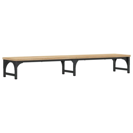 vidaXL Monitorständer Sonoma-Eiche 105x23x15,5 cm Holzwerkstoff