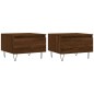 vidaXL Couchtische 2 Stk. Braun Eichen-Optik 50x46x35 cm Holzwerkstoff vidaXL Couchtische 2 Stk. Braun Eichen-Optik 50x46x35 cm Holzwerkstoff