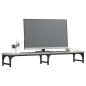 vidaXL Monitorständer Grau Sonoma 105x23x15,5 cm Holzwerkstoff vidaXL Monitorständer Grau Sonoma 105x23x15,5 cm Holzwerkstoff