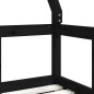vidaXL Kinderbett Schwarz 70x140 cm Massivholz Kiefer vidaXL Kinderbett Schwarz 70x140 cm Massivholz Kiefer