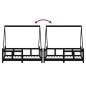 vidaXL Kinderbett Schwarz 70x140 cm Massivholz Kiefer vidaXL Kinderbett Schwarz 70x140 cm Massivholz Kiefer