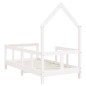 vidaXL Kinderbett Weiß 70x140 cm Massivholz Kiefer vidaXL Kinderbett Weiß 70x140 cm Massivholz Kiefer