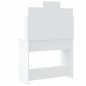 vidaXL Schminktisch mit LED-Leuchten Weiß 96x40x142 cm vidaXL Schminktisch mit LED-Leuchten Weiß 96x40x142 cm