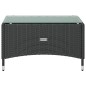 vidaXL 8-tlg. Garten-Lounge-Set mit Auflagen Poly Rattan Schwarz vidaXL 8-tlg. Garten-Lounge-Set mit Auflagen Poly Rattan Schwarz