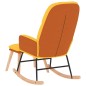 vidaXL Schaukelsessel mit Hocker Senfgelb Stoff vidaXL Schaukelsessel mit Hocker Senfgelb Stoff