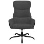 vidaXL Relaxsessel mit Fußstütze Dunkelgrau Stoff vidaXL Relaxsessel mit Fußstütze Dunkelgrau Stoff