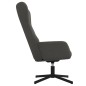 vidaXL Relaxsessel mit Hocker Dunkelgrau Samt vidaXL Relaxsessel mit Hocker Dunkelgrau Samt