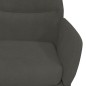 vidaXL Relaxsessel mit Hocker Dunkelgrau Samt vidaXL Relaxsessel mit Hocker Dunkelgrau Samt