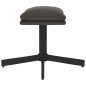 vidaXL Relaxsessel mit Hocker Dunkelgrau Samt vidaXL Relaxsessel mit Hocker Dunkelgrau Samt