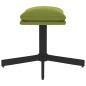 vidaXL Relaxsessel mit Hocker Hellgrün Samt vidaXL Relaxsessel mit Hocker Hellgrün Samt