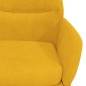vidaXL Relaxsessel mit Hocker Senfgelb Samt vidaXL Relaxsessel mit Hocker Senfgelb Samt