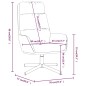 vidaXL Relaxsessel mit Hocker Hellgrau Stoff vidaXL Relaxsessel mit Hocker Hellgrau Stoff