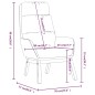 vidaXL Relaxsessel mit Hocker Hellgrau Stoff vidaXL Relaxsessel mit Hocker Hellgrau Stoff