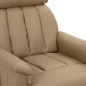 vidaXL Massagesessel Elektrisch Cappuccino-Braun Kunstleder vidaXL Massagesessel Elektrisch Cappuccino-Braun Kunstleder