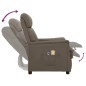 vidaXL Massagesessel Elektrisch Grau Kunstleder vidaXL Massagesessel Elektrisch Grau Kunstleder