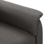 vidaXL Massagesessel Elektrisch Dunkelgrau Stoff