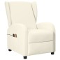 vidaXL Ohrensessel mit Massagefunktion Elektrisch Creme Kunstleder vidaXL Ohrensessel mit Massagefunktion Elektrisch Creme Kunstleder