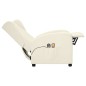 vidaXL Ohrensessel mit Massagefunktion Elektrisch Creme Kunstleder vidaXL Ohrensessel mit Massagefunktion Elektrisch Creme Kunstleder