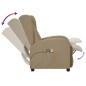 vidaXL Ohrensessel Massagefunktion Elektrisch Cappuccino Kunstleder vidaXL Ohrensessel Massagefunktion Elektrisch Cappuccino Kunstleder