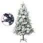 vidaXL Weihnachtsbaum mit Beleuchtung Schnee und Zapfen 225 cm PVC&PE vidaXL Weihnachtsbaum mit Beleuchtung Schnee und Zapfen 225 cm PVC&PE