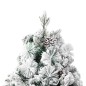 vidaXL Weihnachtsbaum mit Beleuchtung Schnee und Zapfen 225 cm PVC&PE vidaXL Weihnachtsbaum mit Beleuchtung Schnee und Zapfen 225 cm PVC&PE