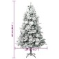vidaXL Weihnachtsbaum mit Beleuchtung Schnee und Zapfen 225 cm PVC&PE vidaXL Weihnachtsbaum mit Beleuchtung Schnee und Zapfen 225 cm PVC&PE