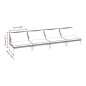 vidaXL 4-tlg. Garten-Lounge-Set mit Kissen Poly Rattan Dunkelgrau vidaXL 4-tlg. Garten-Lounge-Set mit Kissen Poly Rattan Dunkelgrau