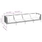vidaXL 4-tlg. Garten-Lounge-Set mit Kissen Poly Rattan Dunkelgrau vidaXL 4-tlg. Garten-Lounge-Set mit Kissen Poly Rattan Dunkelgrau