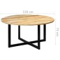 vidaXL Esstisch 150 x 73 cm Massivholz Mango vidaXL Esstisch 150 x 73 cm Massivholz Mango
