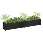 vidaXL Pflanzkübel Schwarz 200x31x31 cm Massivholz Kiefer vidaXL Pflanzkübel Schwarz 200x31x31 cm Massivholz Kiefer