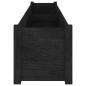 vidaXL Pflanzkübel Schwarz 200x31x31 cm Massivholz Kiefer vidaXL Pflanzkübel Schwarz 200x31x31 cm Massivholz Kiefer