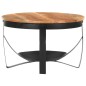 vidaXL Couchtisch Ø68x43 cm Massivholz Akazie vidaXL Couchtisch Ø68x43 cm Massivholz Akazie