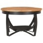 vidaXL Couchtisch Ø68x43 cm Massivholz Akazie vidaXL Couchtisch Ø68x43 cm Massivholz Akazie