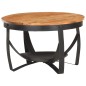 vidaXL Couchtisch Ø68x43 cm Massivholz Akazie vidaXL Couchtisch Ø68x43 cm Massivholz Akazie