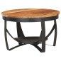 vidaXL Couchtisch Ø68x43 cm Massivholz Akazie vidaXL Couchtisch Ø68x43 cm Massivholz Akazie