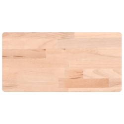 vidaXL Wandregal 40x20x2,5 cm Massivholz Buche