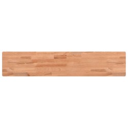 vidaXL Wandregal 100x20x1,5 cm Massivholz Buche