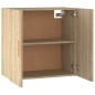 vidaXL Wandschrank Sonoma-Eiche 60x30x60 cm Holzwerkstoff vidaXL Wandschrank Sonoma-Eiche 60x30x60 cm Holzwerkstoff