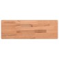 vidaXL Wandregal 60x20x4 cm Massivholz Buche vidaXL Wandregal 60x20x4 cm Massivholz Buche