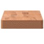 vidaXL Wandregal 60x20x4 cm Massivholz Buche vidaXL Wandregal 60x20x4 cm Massivholz Buche